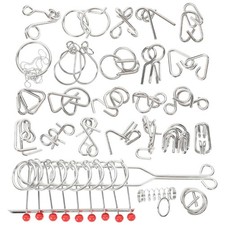  25 Pcs Metallknobeleien Metallknobellei Puzzlespielzeug Für Kinder Kinderringe