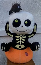 Hallmark Halloween Skeleton Plush Animated Sings Hokey Pokey "2011" Works  