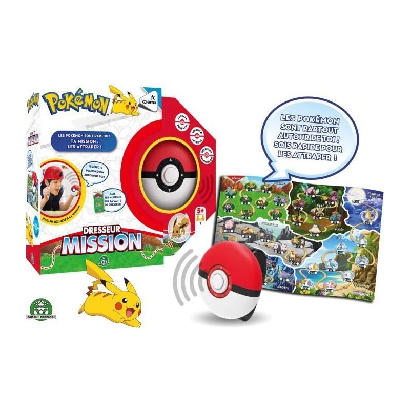 Pokémon Dresseur Mission Giochi Preziosi idée cadeau anniversaire enfant