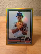 2023 Panini USA Baseball Stars & Stripes SEBASTIAN NORMAN GOLD REFRACTOR #/10 SP