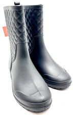 HISEA Womens Quilted Waterproof Mid-Calf Rain Boots Size 7 New