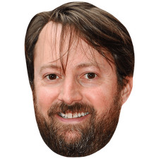 David Mitchell (Beard) Big Head. Larger than life mask.