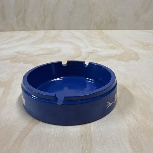 Air New Zealand Dark Blue Vintage Ashtray Airline Cigarette Tobacco Fuyo Japan - Picture 5 of 8