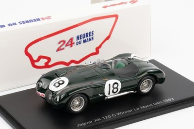 Spark - 1:43 Jaguar XK120 C No.18 Winner 24h Le Mans 1953 - Resin Model