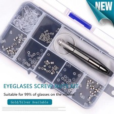 Eyeglass Glasses Repair Kit Screws Nuts Washe...