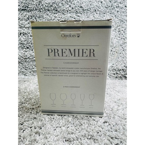 Orrefors Premier Clear Pack of 2 Chardonnay Glass - Picture 6 of 10