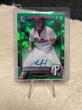 Aroon Escobar Bowman 2025 Sapphire Green /99 Auto
