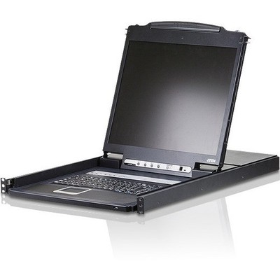 ATEN Rack Mount LCD - TAA Compliant 8 Computer(s) - 19  LCDPS/2 PortUSB 8 Comput