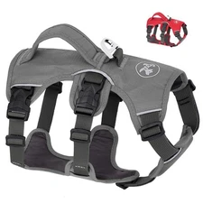 US Escape Proof Dog Harness with Lift Handle Reflective Adjustable Control Vest