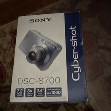 Sony Cyber-shot DSC-S700 7.2MP 3x Optical Zoom ISO1000 Silver Camera