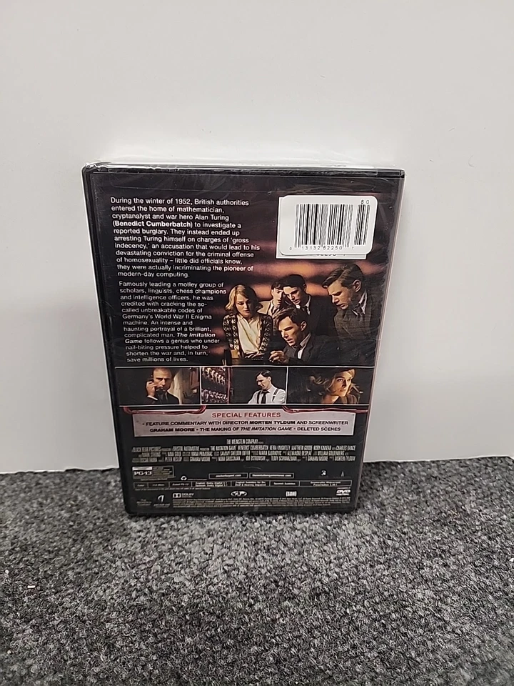 The Imitation Game (DVD, 2015) Benedict Cumberbatch Keira Knightley NEW Sealed - Image 3 of 3