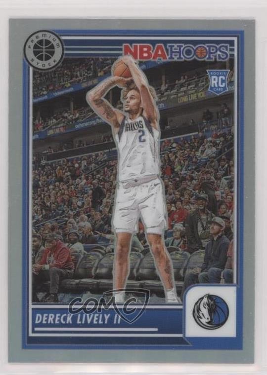 2023-24 Panini NBA Hoops Premium Stock Silver Prizm Dereck Lively II #253 1j59
