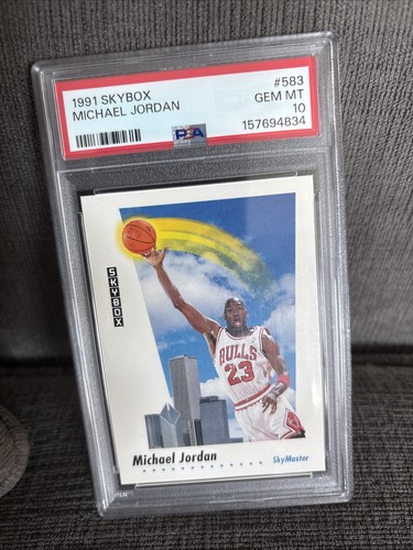 1991 SkyBox Michael Jordan #583 PSA 10 GEM MINT Chicago Bulls HOF GOAT