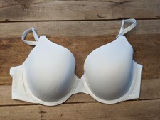 Victoria's Secret Smooth White Solid 32DDD T-Shirt Lightly Lined Demi Bra VS