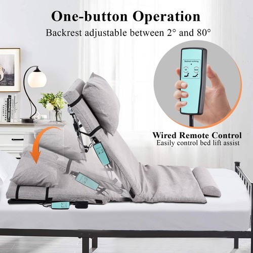 Electric Lifting Bed Backrest 2-80° Adjustable Back Rest Support Brand New - Picture 4 of 8