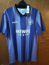 Glasgow Rangers FC 1994/95 Third Kit Shirt Reproduction New With Tags Large