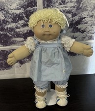 1984 Cabbage Patch Jesmar Hm# 3 with freckles In HTF Jesmar shoulder tie dress