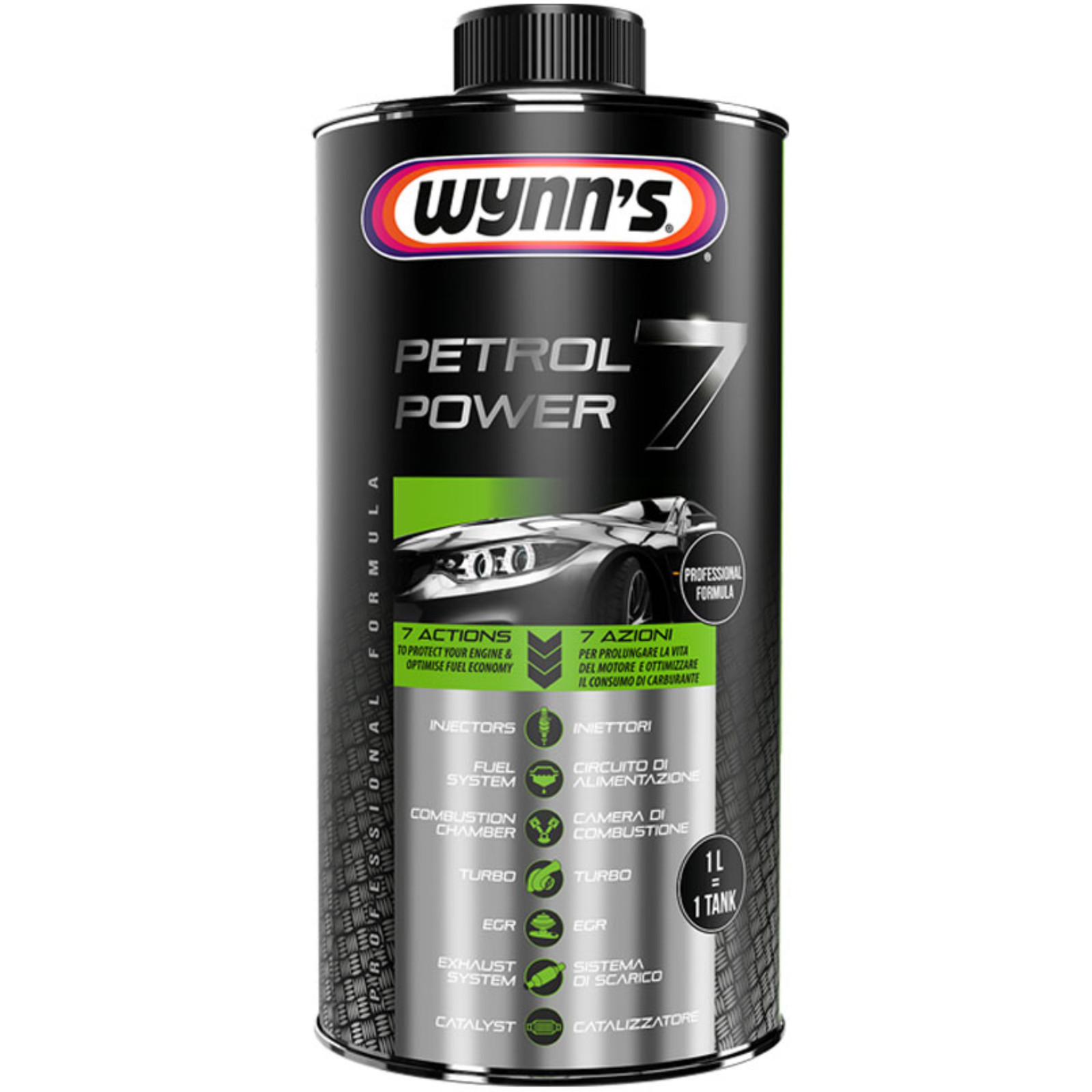 2x Wynn’s Petrol Power 7 Turbo Fuel Injector Cleaner 1L Additive Treatment+Airfr - Image 6