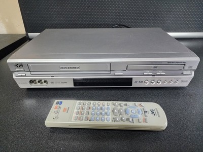 JVC HR-XVC27U DVD VCR Combo Hi-Fi Stereo Digital Scan Dolby DTS Silver