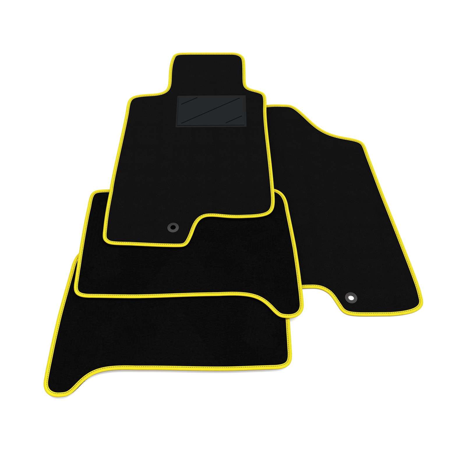 Tapis de sol Hummer H3 2005-2010 finition luxe en cuir de carbone