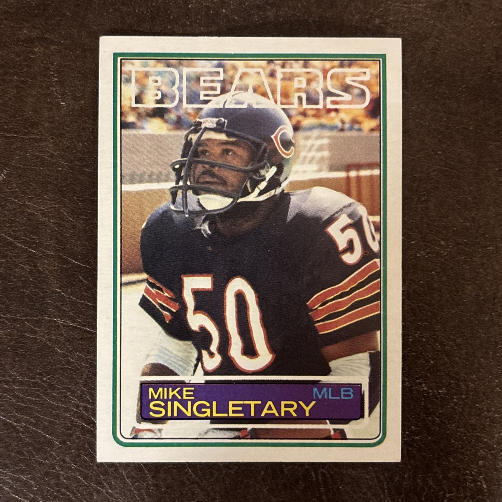 MIKE SINGLETARY ROOKIE CARD Chicago Bears Football 1983 VINTAGE NFL $$ RC HOFer!