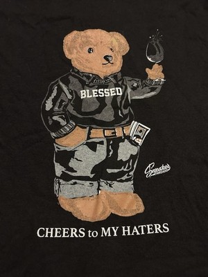 Sneaker Threads Shirt Match Jordan 4 Black Cat - Cheers To My Haters Men Size XL