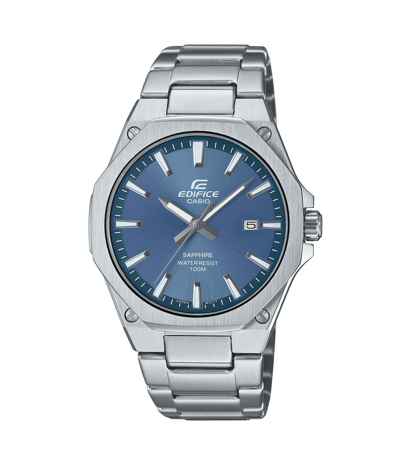 Mens Wristwatch CASIO EDIFICE EFR-S108D-2AVUEF Stainless Steel Blue