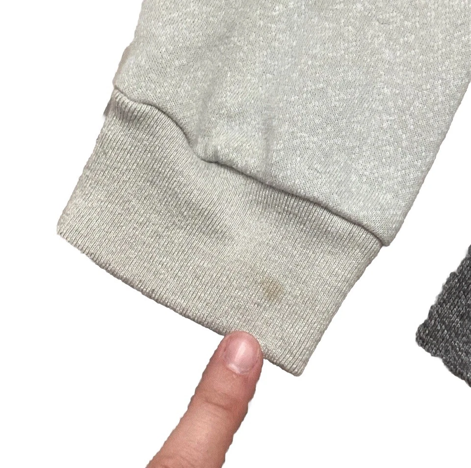 Sudadera con Capucha Shaun Blanca Cremallera Completa Ligera Juvenil Talla XL (16) - Verde y Gris Foto 4 de 4