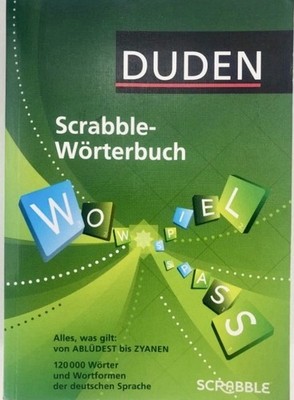 OVP/NEU Duden - Scrabble-Wörterbuch -  120.000 Wörter und Wortformen Deutsch