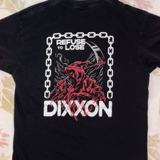Dixxon Mens Medium Black Tee Shirt Refuse To Loose Grim Reaper Logo USA Made