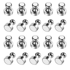 20Pcs Refrigerator Magnets Strong Magnetic Push Pins for Whiteboard Office