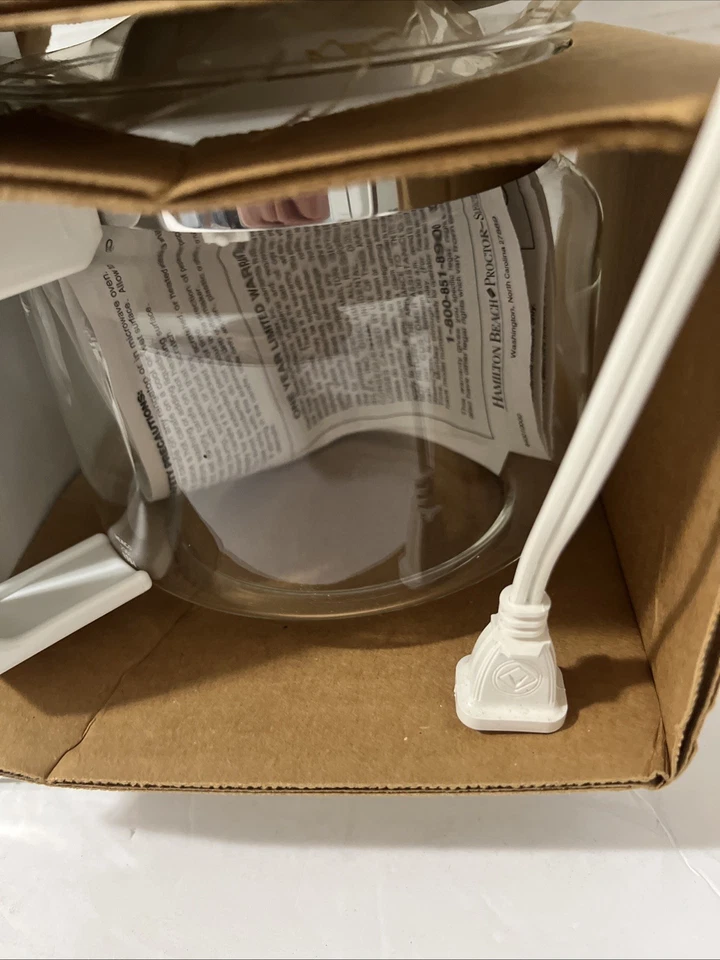 Máquina de café Proctor Silex vintage de gansos blancos de 2 a 12 tazas Foto 4 de 4