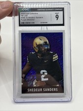 2024 Leaf Collective Shedeur Sanders Purple Shimmer /8 Mint 9!