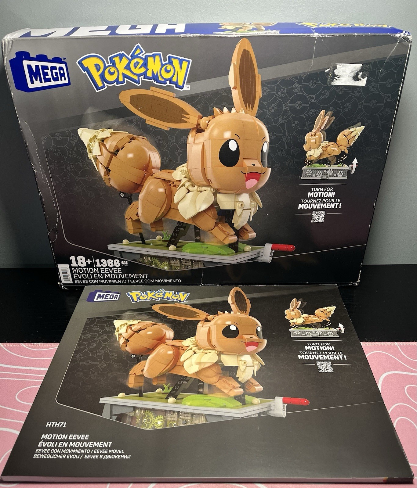 MEGA Pok&eacute;mon Action Figure Building Set, Motion Eevee&ndash;Open Box/Contents Sealed