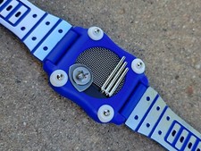 Blue Movie Communicator Power Bracelet Prop for Ranger Cosplay Starlight Studio