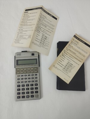 Vintage Casio FX-601P Programmable Calculator 1980s Japan Vintage Casio FX-601P Programmable Calculator 1980s Japan
