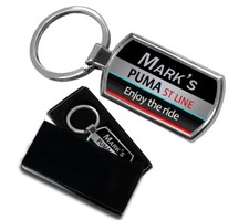 Personalised FORD PUMA st line  Car Keyring - Customised with Any Name/Any Text