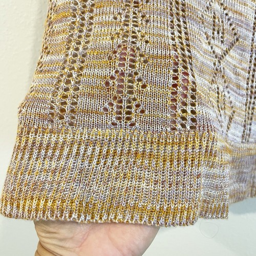 Democracy Tank Top Womens XL Crochet Sweater Festival Retro Boho Hippie Chic - Picture 3 of 9