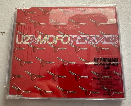 U2 - Mofo Remixes. Popmart Australian tour CD with poster