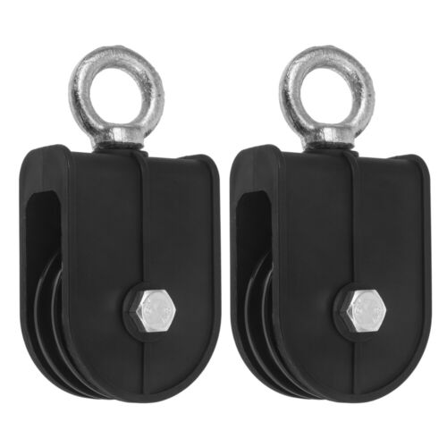 2pcs Pulley Block 60mm Cable Pulley Wheel Lifting Wheel Roller Wheel Lifting