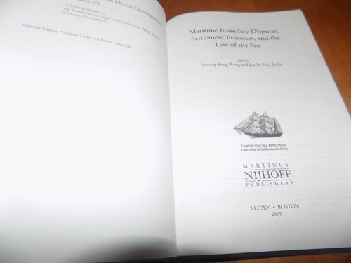 SEEGRENZSTREITIGKEITEN BEILEGUNGSVERFAHREN UND SEERECHT Rechtsbuch - Bild 2 von 4