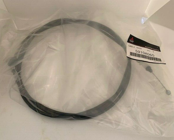 Unbranded Hood Lock Release Handle & Cable For Mitsubishi Lancer (2008-2017) – Black