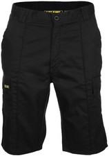Mens Cargo Combat Work Shorts Size 28 to 52 in Black Navy Khaki By SITE KING