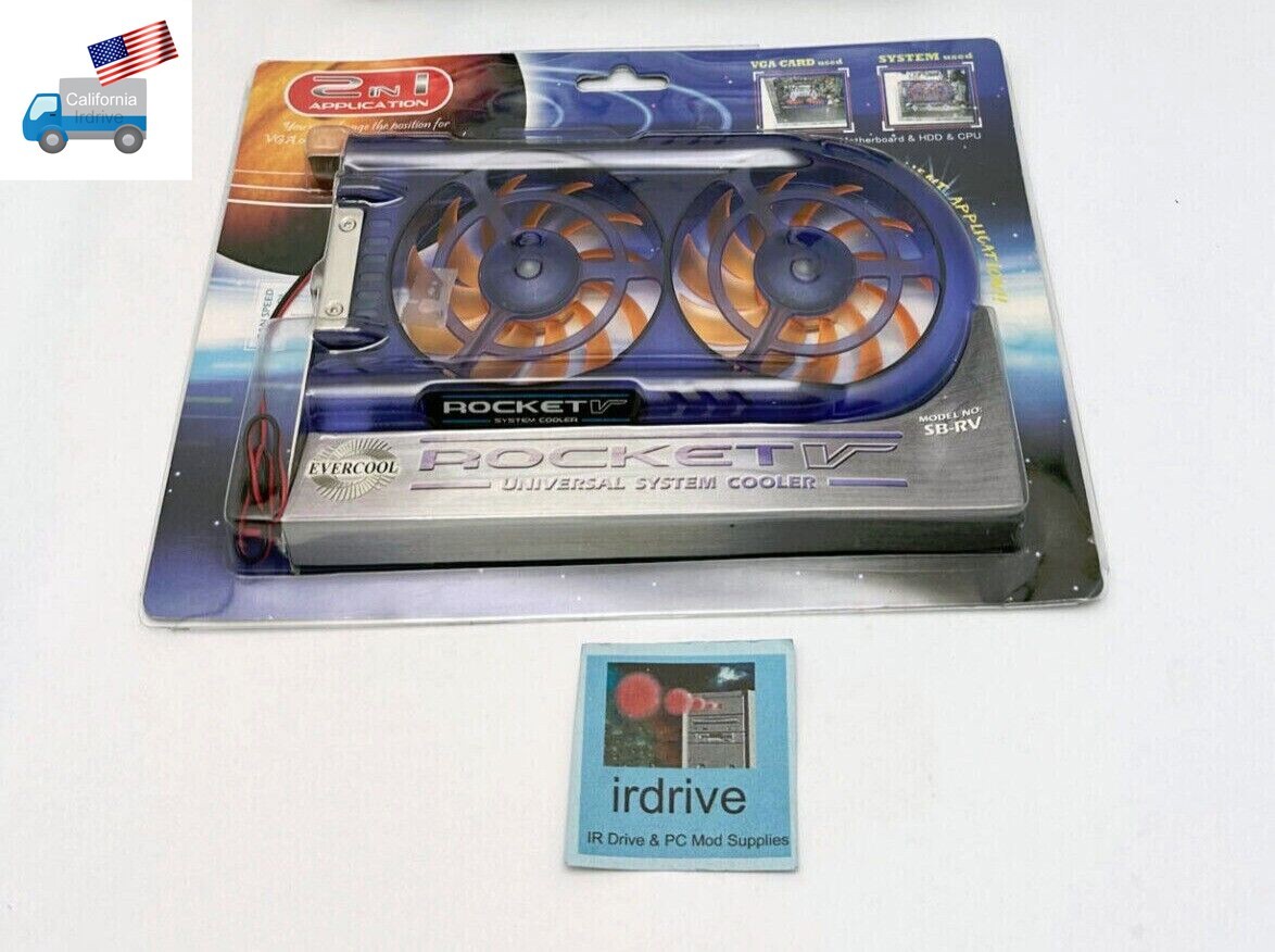 NEW Evercool RocketV PCI Universal PC System Graphic/VGA Card, CPU, HDD Cooler