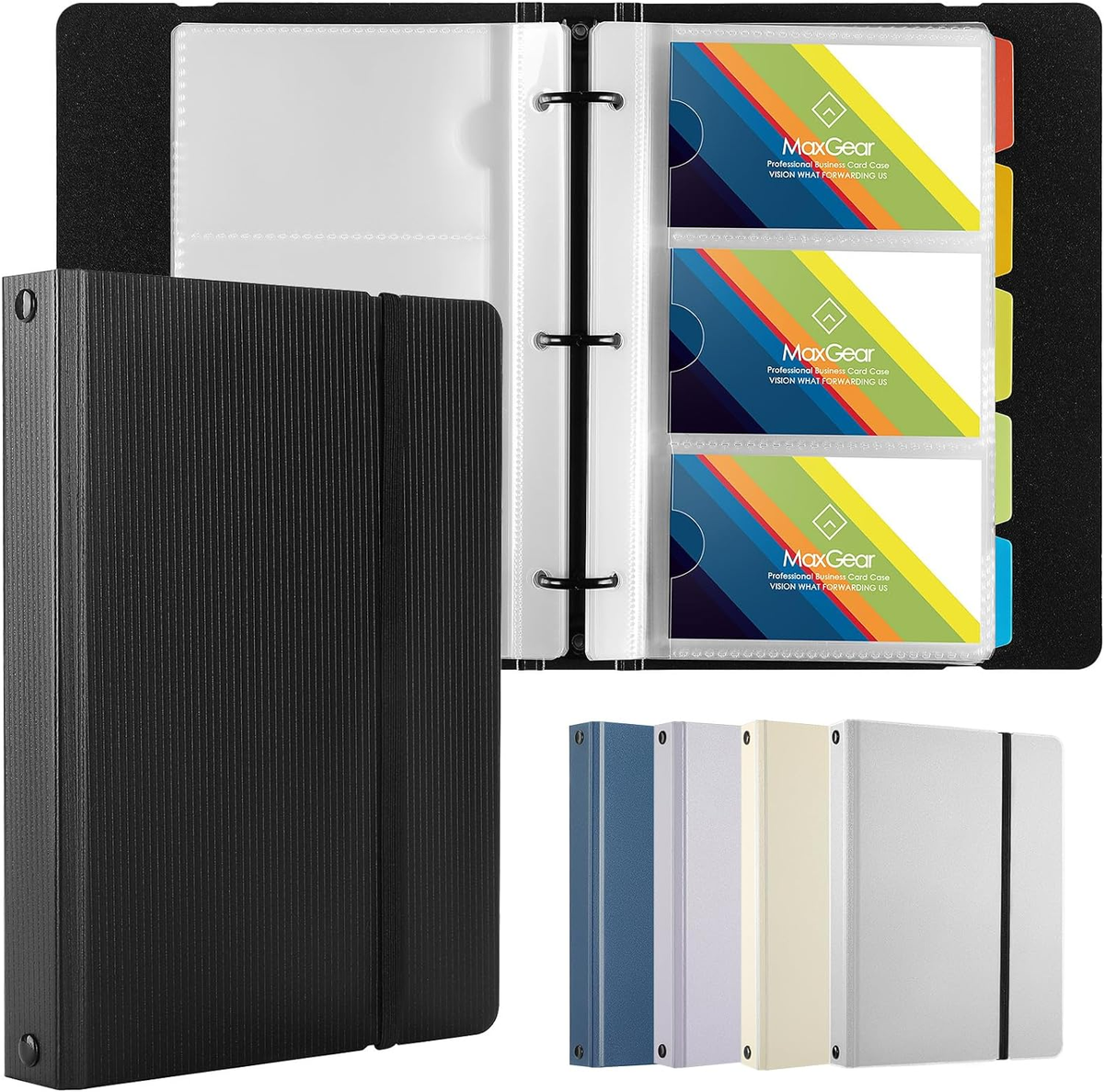Business Card Book, 180 Cards Organizer for Men & Women, Portable Name Card  Hold | eBay