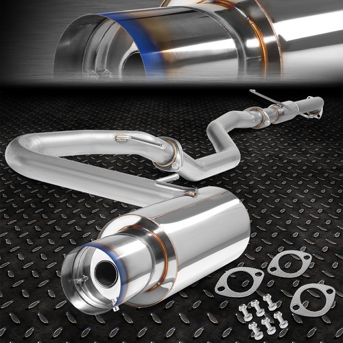 STAINLESS CAT BACK EXHAUST SYSTEM 4"BURNT TIP MUFFLER FOR 0410 SCION TC 2AZFE eBay