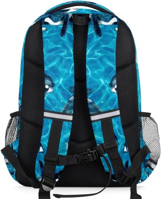 Orca Whale Backpack For College & Travel - Lightweight Laptop Daypack With Reflective Strips For Hiking & School - View #8