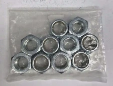 QTY/10 Hex Nylock Nuts 3/4" Nylon Insert Lock nuts, Stainless