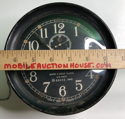 US Navy MARK I - DECK CLOCK 1942 Seth Thomas Bakelite Exterior | eBay