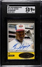 2018 Topps Brooklyn Collection #BC1-BJ Bo Jackson Auto Black 10/10
